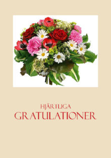 Gratulationskort (4077)